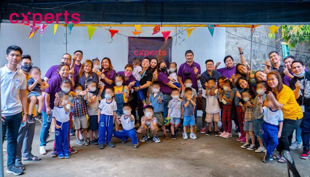 image of cxperts team visiting Concordia Children's Services