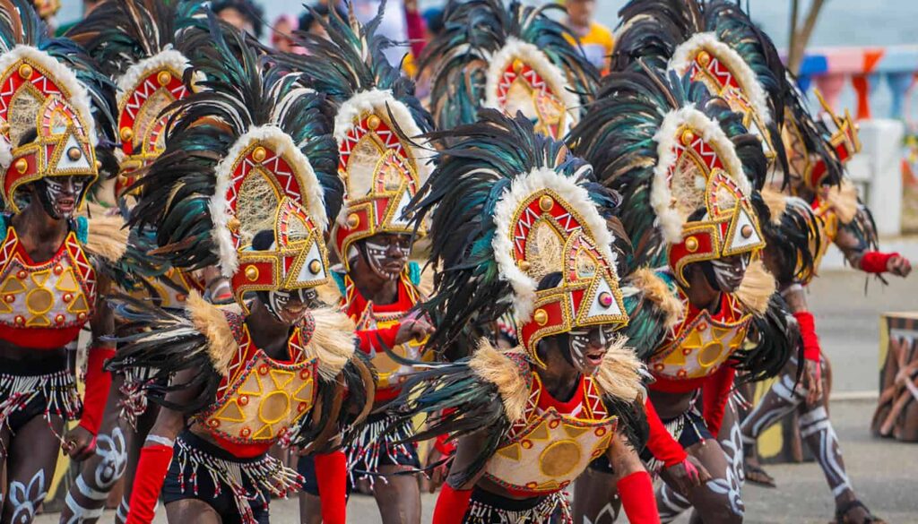 a group of people in clothing