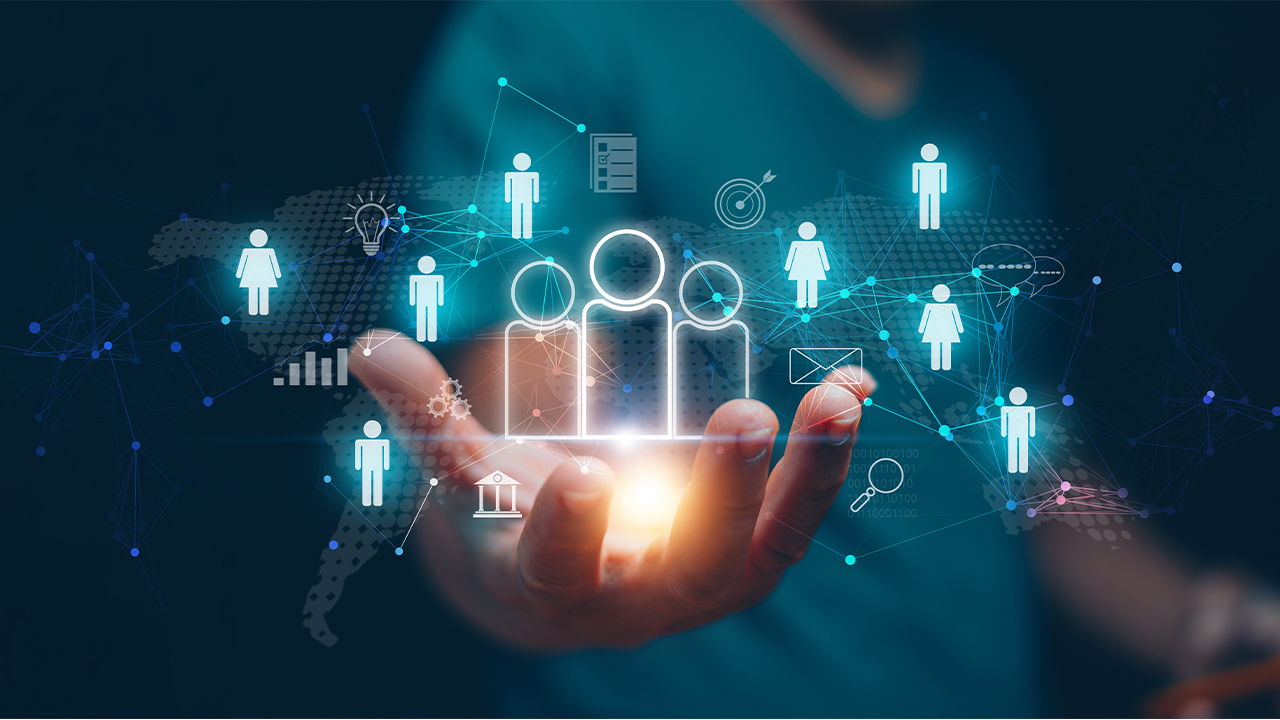 Recruitment,Employment,Headhunting,Concept.,Human,Resources,Management,Or,Hrm,,Businessman