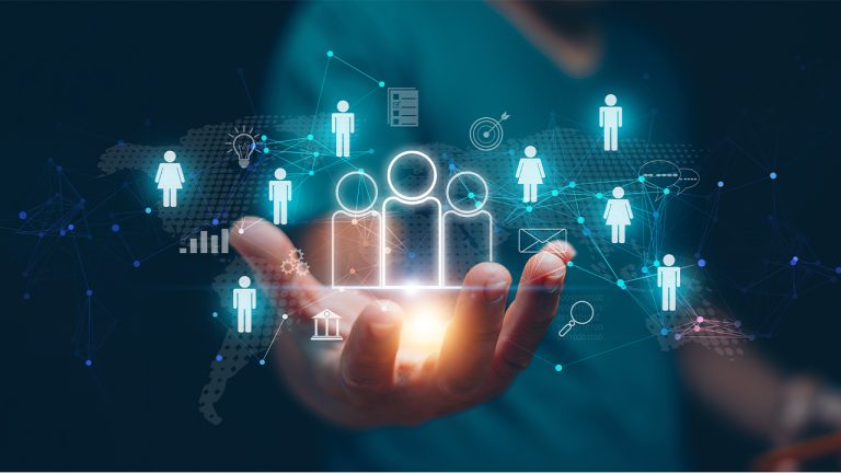 Recruitment,Employment,Headhunting,Concept.,Human,Resources,Management,Or,Hrm,,Businessman